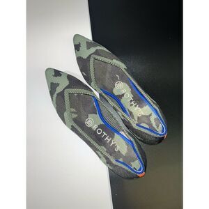 Rothy’s Green camo print flats